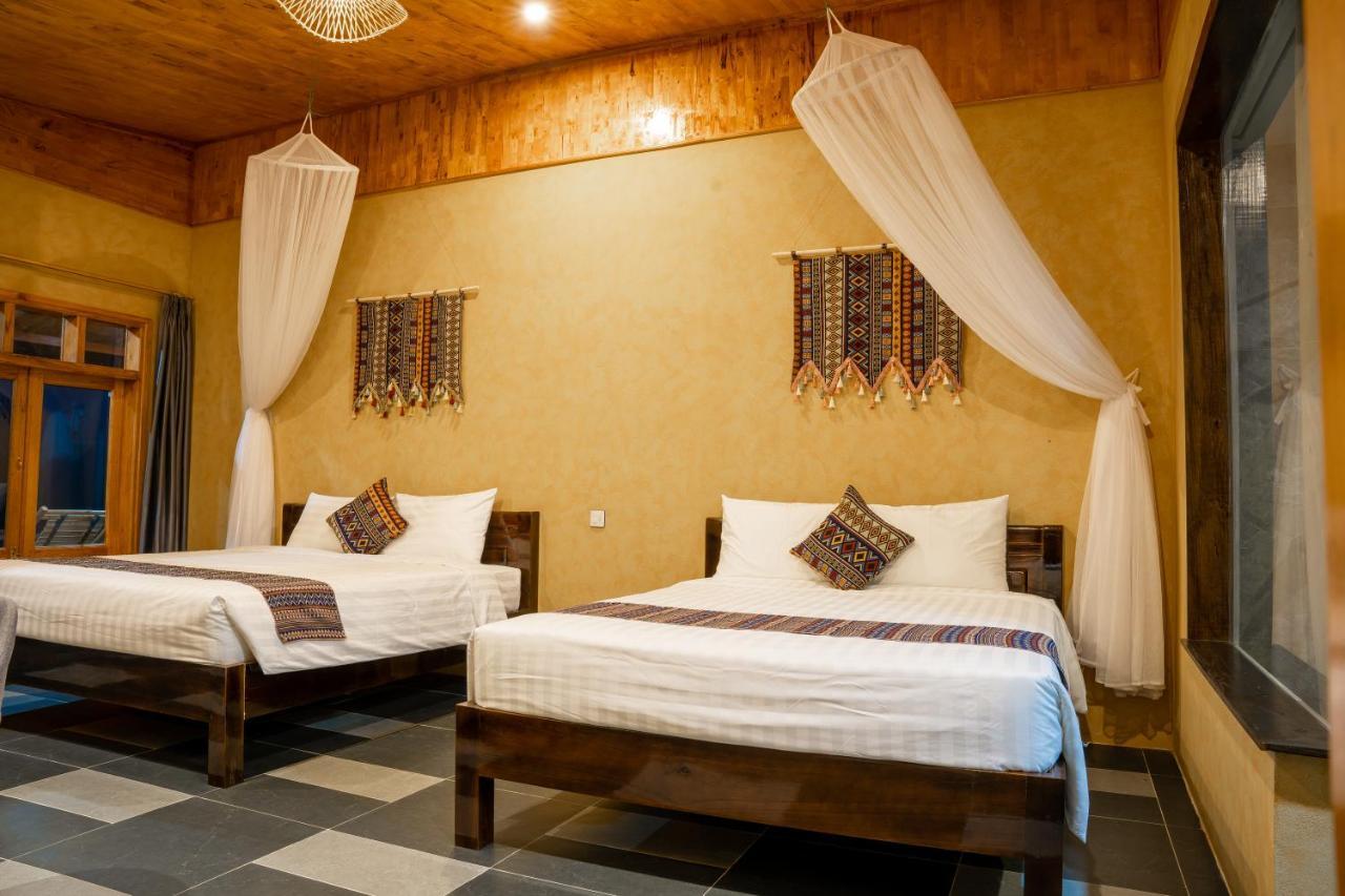 Wings Ha Giang Loop Bungalow Esterno foto