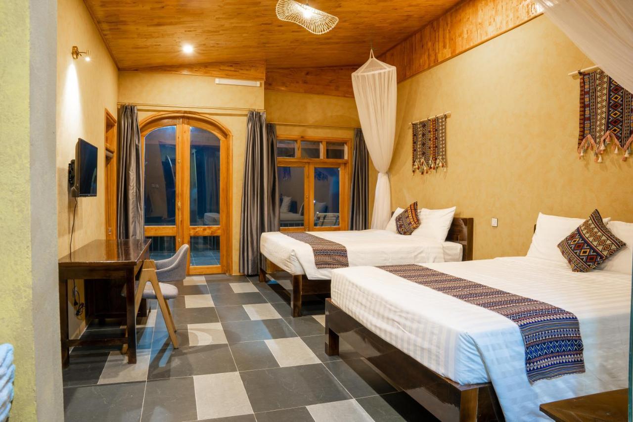 Wings Ha Giang Loop Bungalow Esterno foto