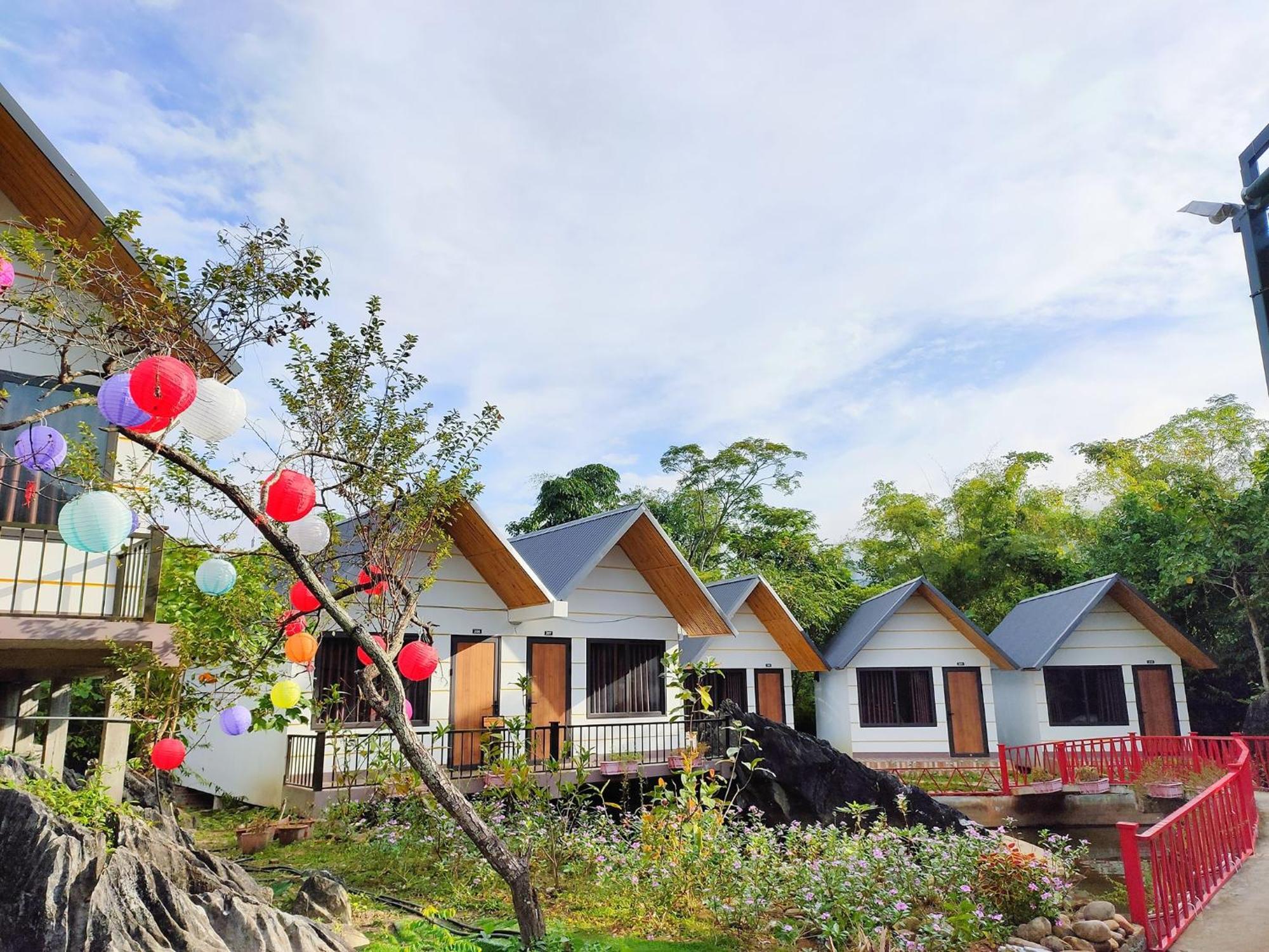 Hotel Wings Ha Giang Loop Bungalow Esterno foto